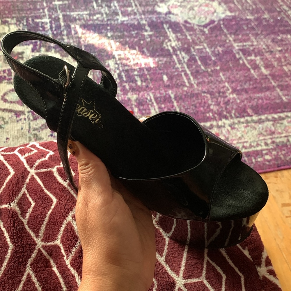 Pleaser Black Platform with Stiletto Heel - NWOT - Picture 4 of 5